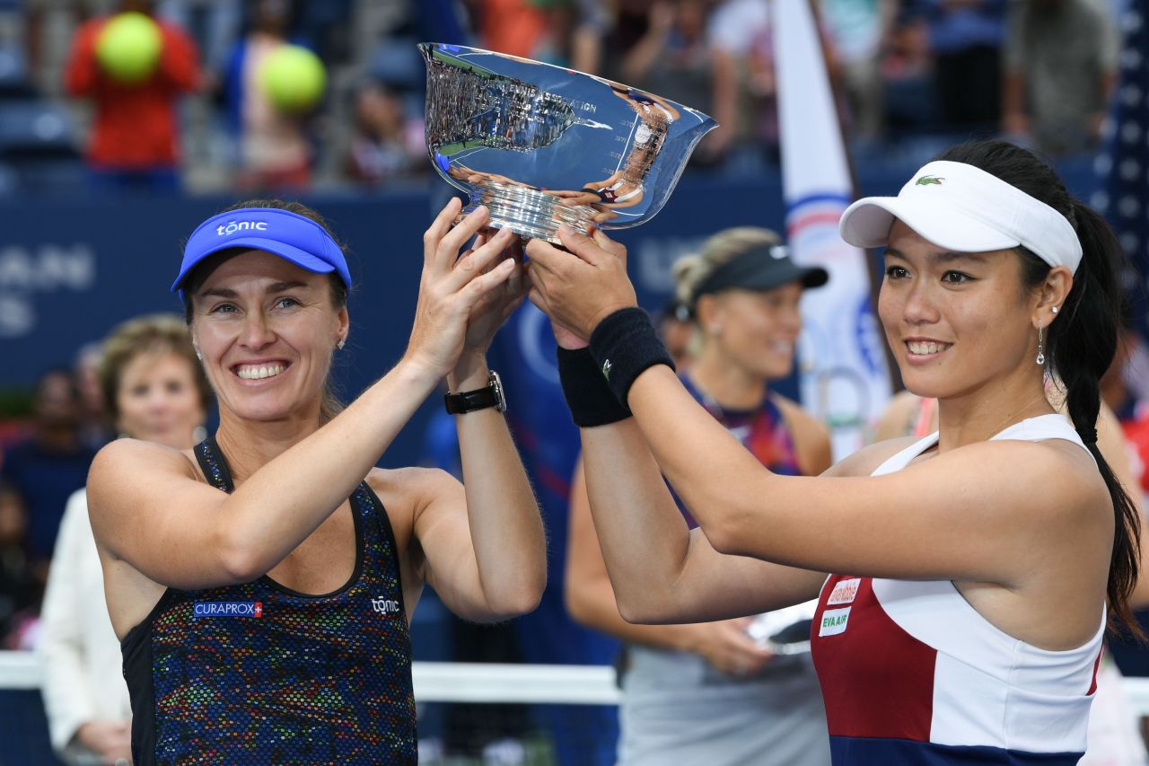 Martina Hingis & Yung-Jan Chan - US Open Women's Doubles Tennis ...