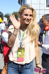 Michelle Hunziker - Formula One Italian Grand Prix in Monza, Italy 09/03/2017