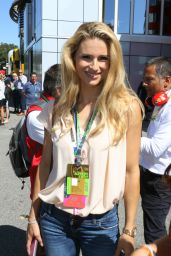 Michelle Hunziker - Formula One Italian Grand Prix in Monza, Italy 09/03/2017