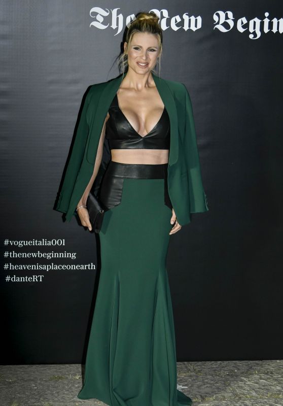 Michelle Hunziker – Vogue Italia Party in Milan 09/22/2017