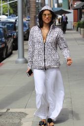 Michelle Rodriguez Street Style - Out in Beverly Hills 09/11/2017