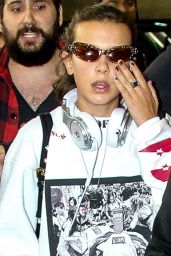 Millie Bobby Brown - Guarulhos International Airport in Sao Paulo 09/02/2017