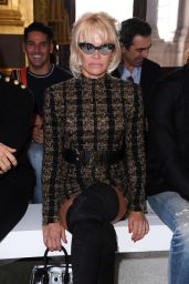 Pamela Anderson – Balmain Fashion Show in Paris 09/28/2017