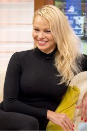 Pamela Anderson - Good Morning Britain TV Show in London 09/20/2017