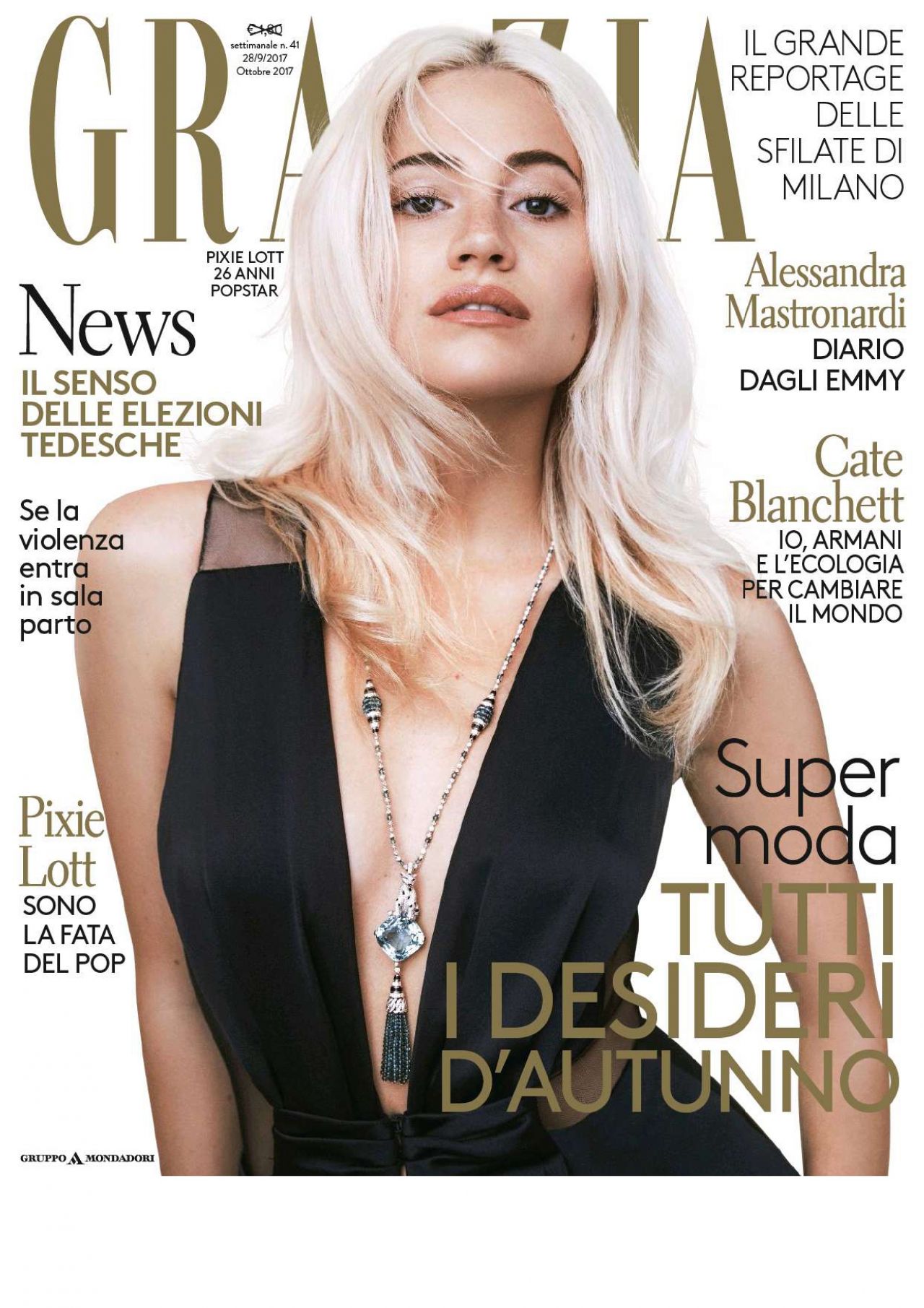 Pixie Lott - Grazia Italia September 2017