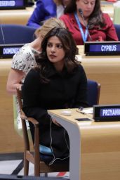Priyanka Chopra at the UN Headquarters in New York City 09/20/2017