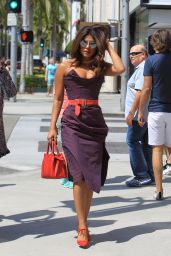 Priyanka Chopra Style and Fashion Inspirations - Shopping on Rodeo Drive in Beverly Hills 09/15/2017