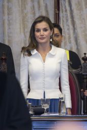 Queen Letizia of Spain - Opening of the Scholar College Year at Salamanca University 09/14/2017