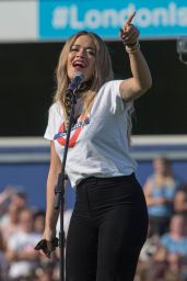 Rita Ora - #GAME4GRENFELL Charity Football Match in London, UK 09/02/2017