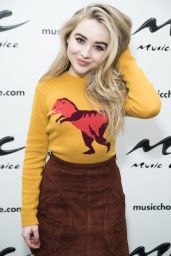 Sabrina Carpenter at Music Choice in NYC 09/12/2017