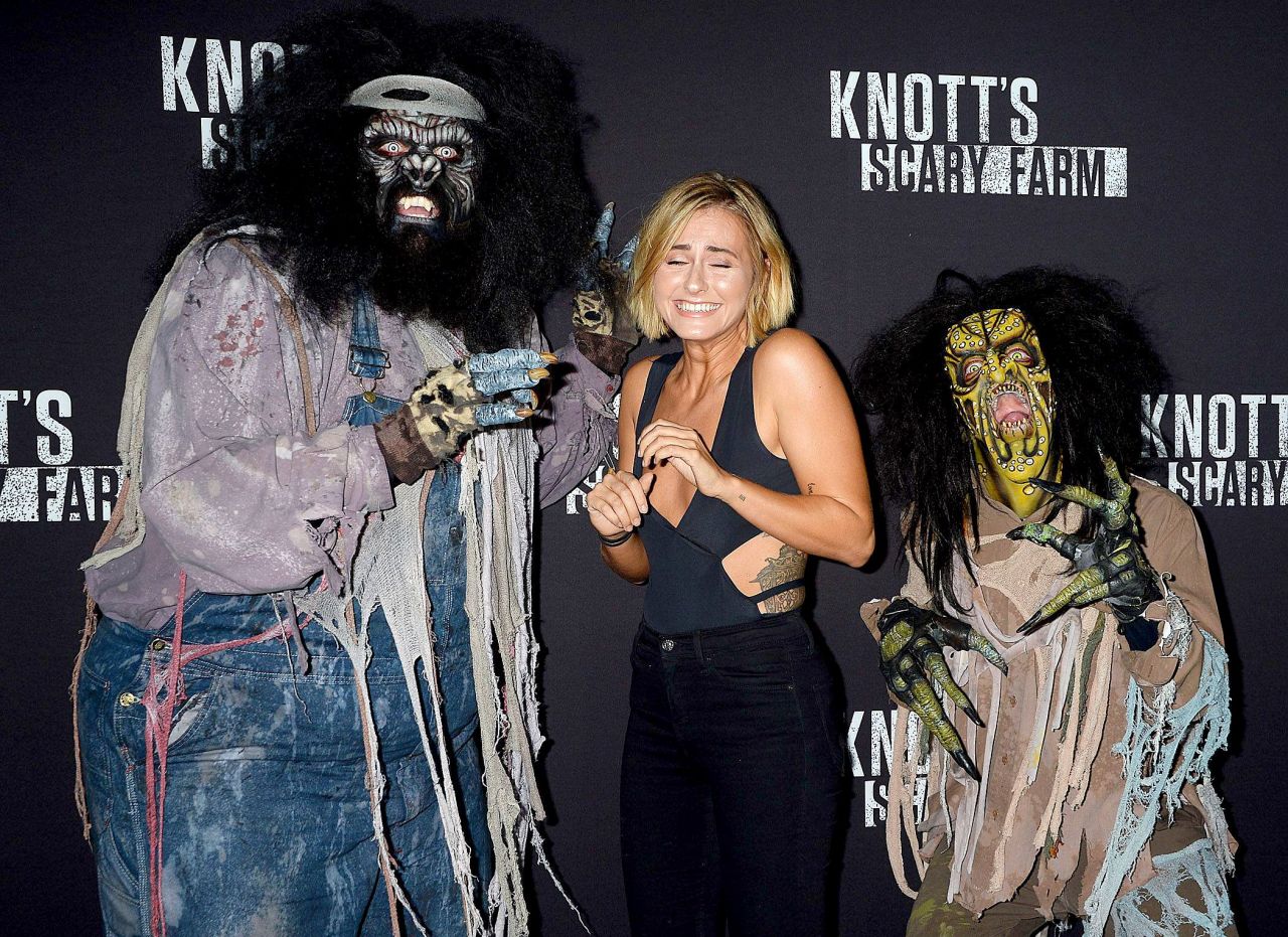 Scout Taylor-Compton – Knott’s Scary Farm Celebrity Night in Buena Park