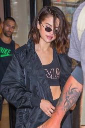Selena Gomez in Gymwear - NYC 09/28/2017