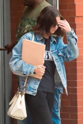 Selena Gomez Street Style - Exits Her Apartment in NYC 09/18/2017