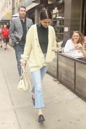 Selena Gomez - Wearing a Black Top, NYC 09/29/2017