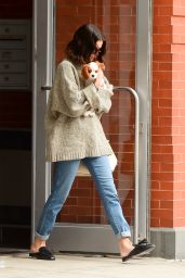 Selena Gomez - With Her Puppy in Soho, NYC 09/20/2017