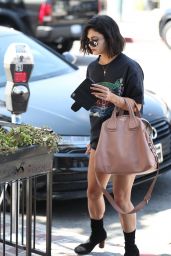Vanessa Hudgens Style - Arriving at a Spa in West Hollywood 09/05/2017