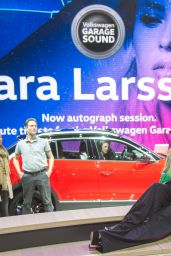 Zara Larsson - VW Booth at International Car Fair in Frankfurt 09/20/2017