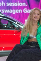 Zara Larsson - VW Booth at International Car Fair in Frankfurt 09/20/2017