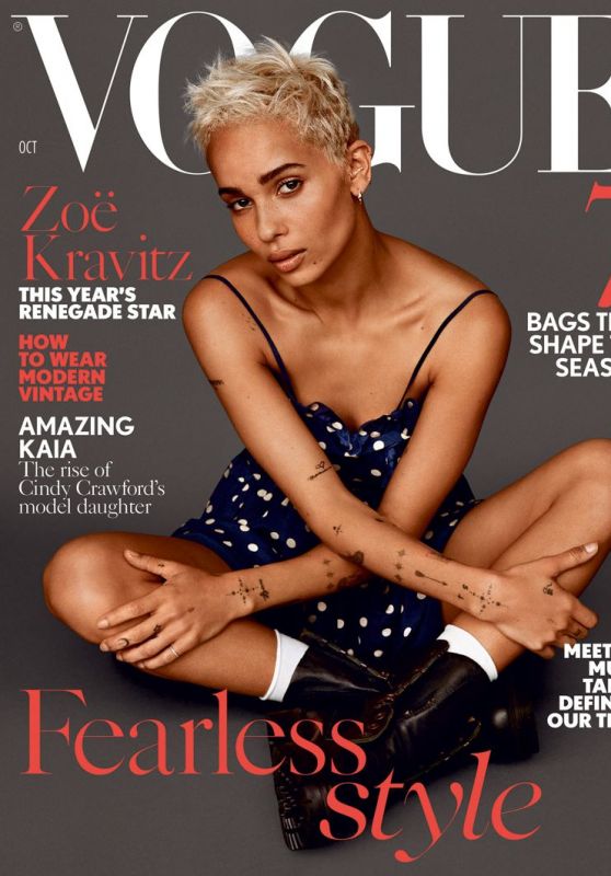 Zoe Kravitz - Vogue UK October 2017 Issue • CelebMafia