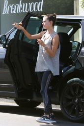 Alessandra Ambrosio - Out in Brentwood 10/09/2017