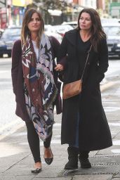 Alison King - Out With a Female Friend in Alderley Edge Cheshire 10/02/2017