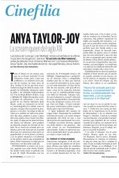 Anya Taylor-Joy - Fotogramas Magazine November 2017 Issue