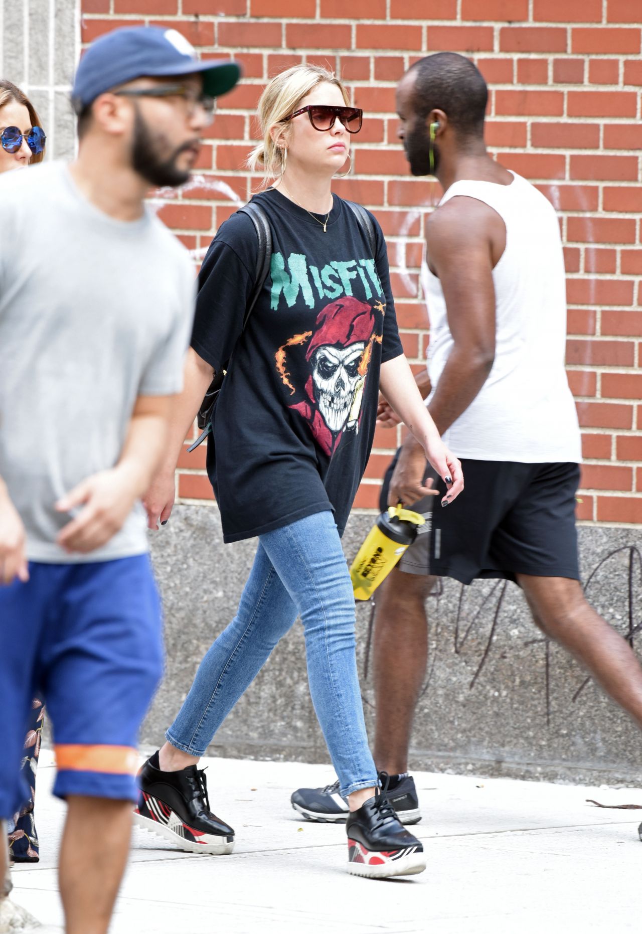 Ashley Benson Street Style - Greenwich Village in NYC 10/15/2017