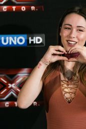 Aurora Ramazzotti - "X Factor" TV Show Photocall in Milan, Italy 10/24/2017