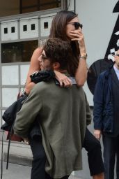 Belen Rodriguez and Andrea Iannone - Milan, Italy 10/01/2017