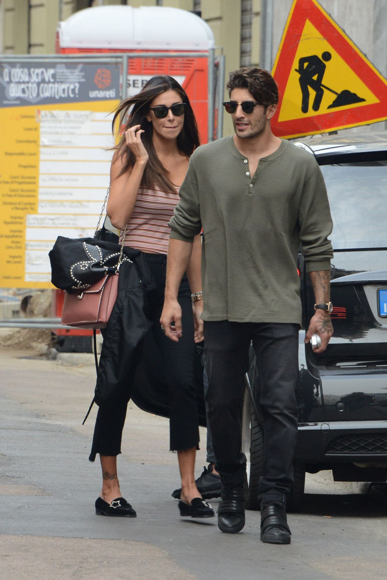 Belen Rodriguez and Andrea Iannone - Milan, Italy 10/01/2017 • CelebMafia