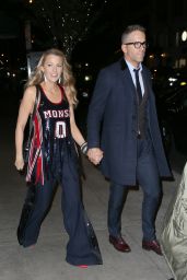 Blake Lively and Ryan Reynolds - Exiting a Special Screening of “All I See is You” in New York