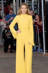 Blake Lively Visits "Good Morning America" in NYC 10/16/2017