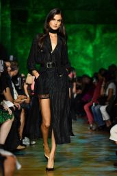 Blanca Padilla Walks Elie Saab Fashion Show, PFW in Paris 09/30/2017