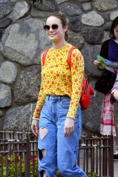 Brie Larson at Disneyland in Anaheim 10/19/2017