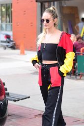 Candice Swanepoel Street Fashion - New York City 10/25/2017