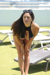 Casey Batchelor in Swimsuit at a yoga Retreat in Cyprus 10/21/2017