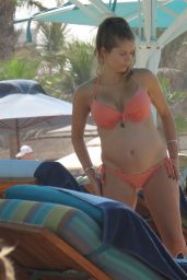 Cathy Hummels in Bikini - Dubai 10/22/2017