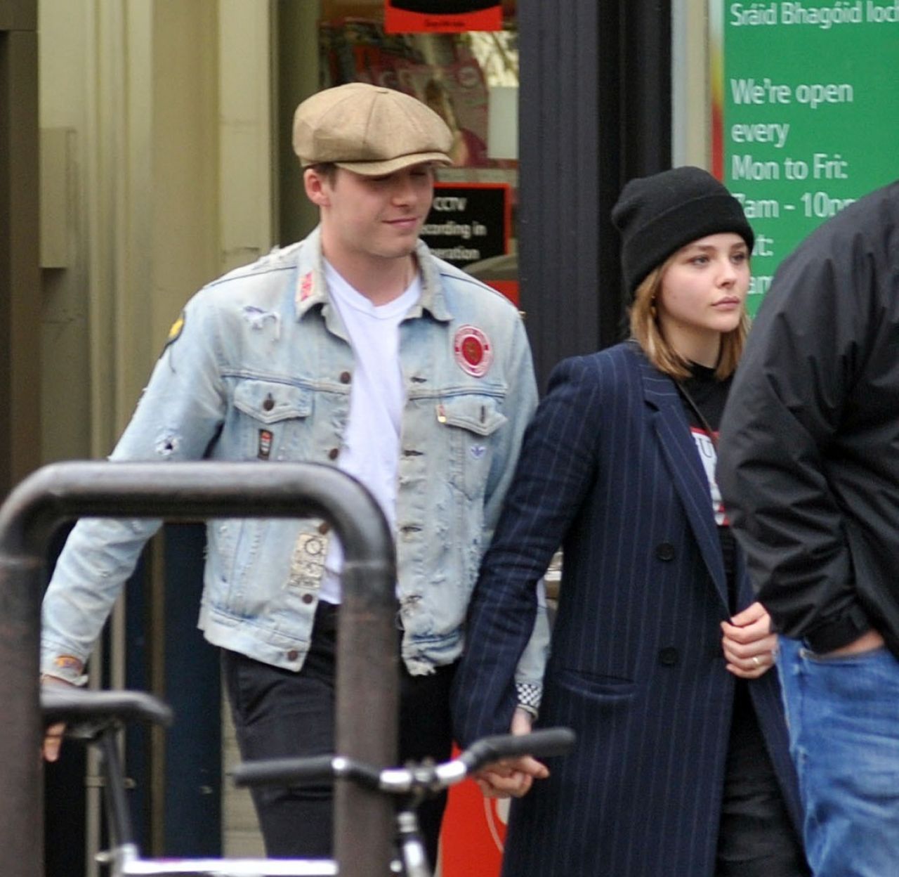 Chloe Grace Moretz Holding Hands With Brooklyn Beckham - Out in Dublin ...