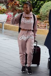 Christina Milian in Comfy Travel Outfit - Arrives in Sydney 10/11/2017