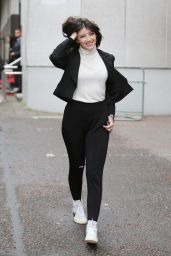 Daisy Lowe Showing Off Her Style - London 10/10/2017