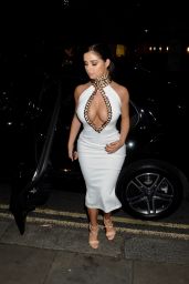 Demi Rose Night Out Style - Mayfair, London 10/24/2017