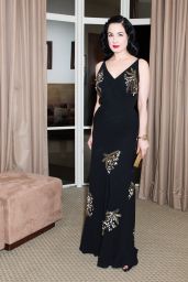 Dita Von Teese – Valentino and InStyle Cocktail Party in Los Angeles
