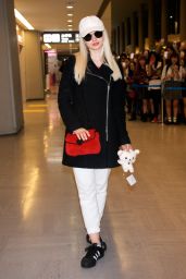 Dove Cameron Arriving at Narita Airport in Tokyo 10/11/2017