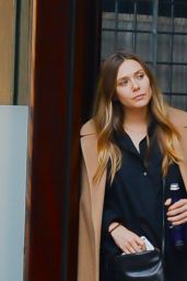Elizabeth Olsen in Fall Outfit - Steps Out For a Stroll in Soho, NYC
