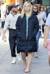 Elle Fanning - Woody Allen Film Set in NYC 10/05/2017