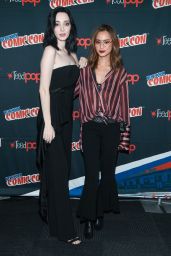 Emma Dumont - "The Gifted" Press Line at New York Comic Con 10/08/2017