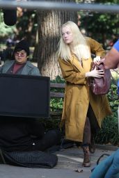 Emma Stone - Shooting Scenes on the Set of "Maniac" in NYC 10/20/2017