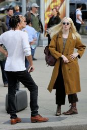 Emma Stone - Shooting Scenes on the Set of "Maniac" in NYC 10/23/2017