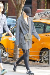 Emma Stone Street Style - NYC 10/22/2017
