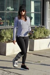 Eva Longoria in Tights - Leaving Ken Paves Salon in West Hollywood 10/28/2017